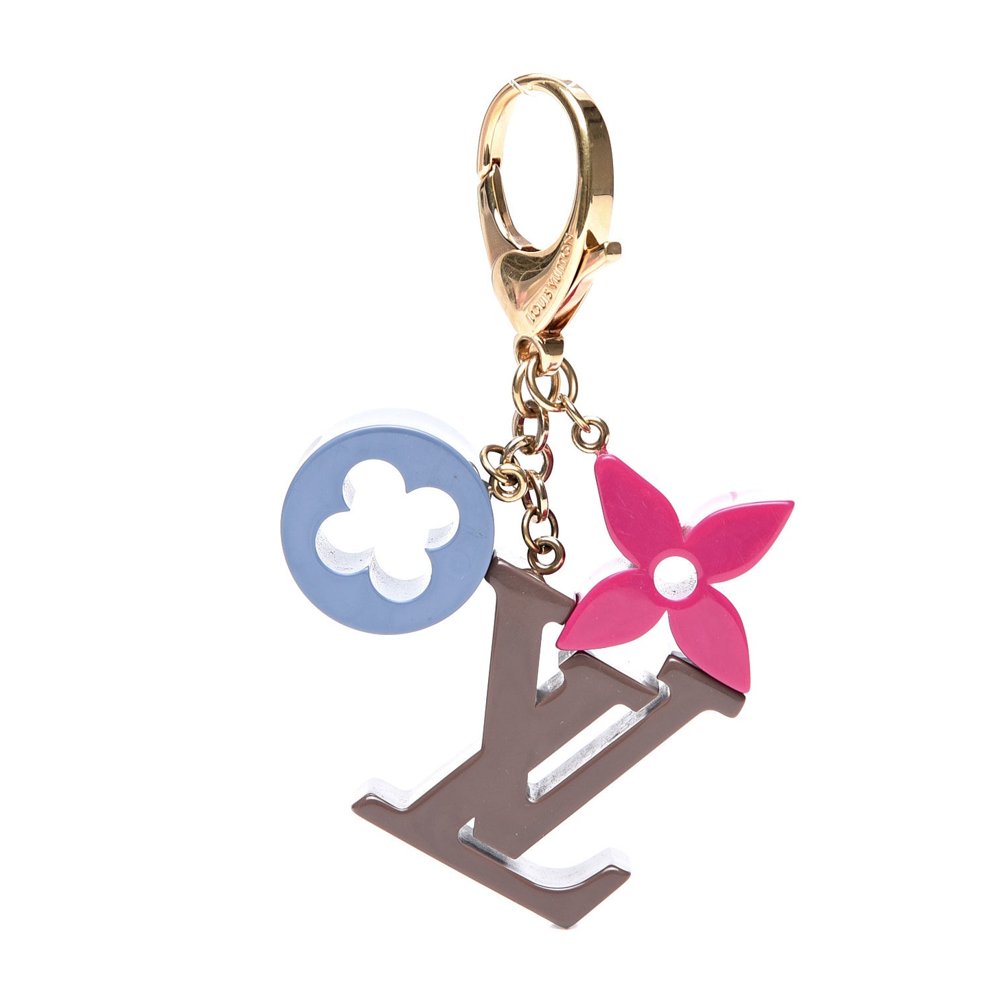 Resin Playtime Bag Charm Marron