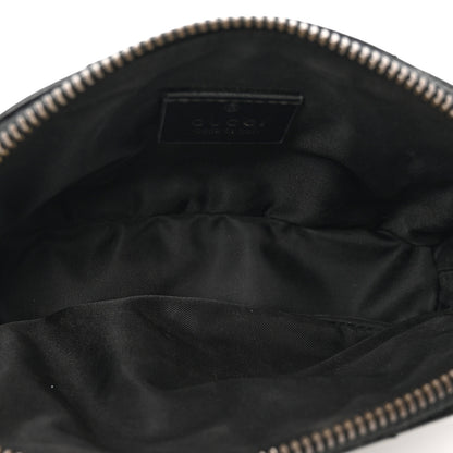 Gucci Calfskin Matelasse GG Marmont Pouch Cosmetic Case Black 5 of 8