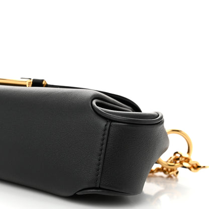 Tom Ford Natural Grain Calfskin Tara Chain Shoulder Bag Black 10 of 10