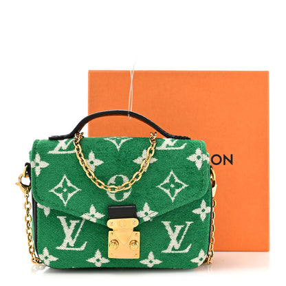 Louis Vuitton Monogram Jacquard Velvet Micro Metis Green 10 of 10