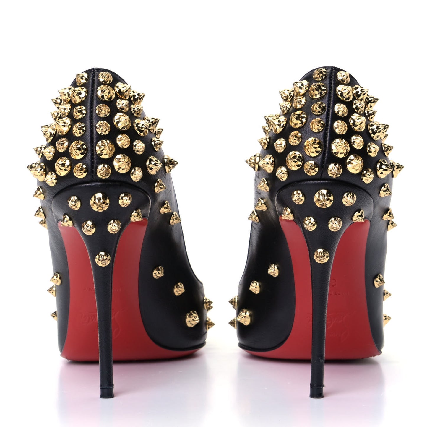 Nappa Shiny Studded Aimantaclou 100 Pumps 36 Black