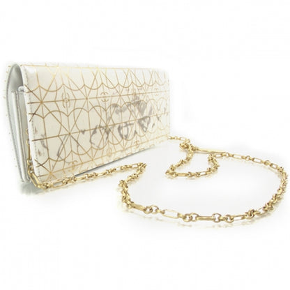Chanel Vinyl Paris Moscou Moujik Clutch White 5 of 15
