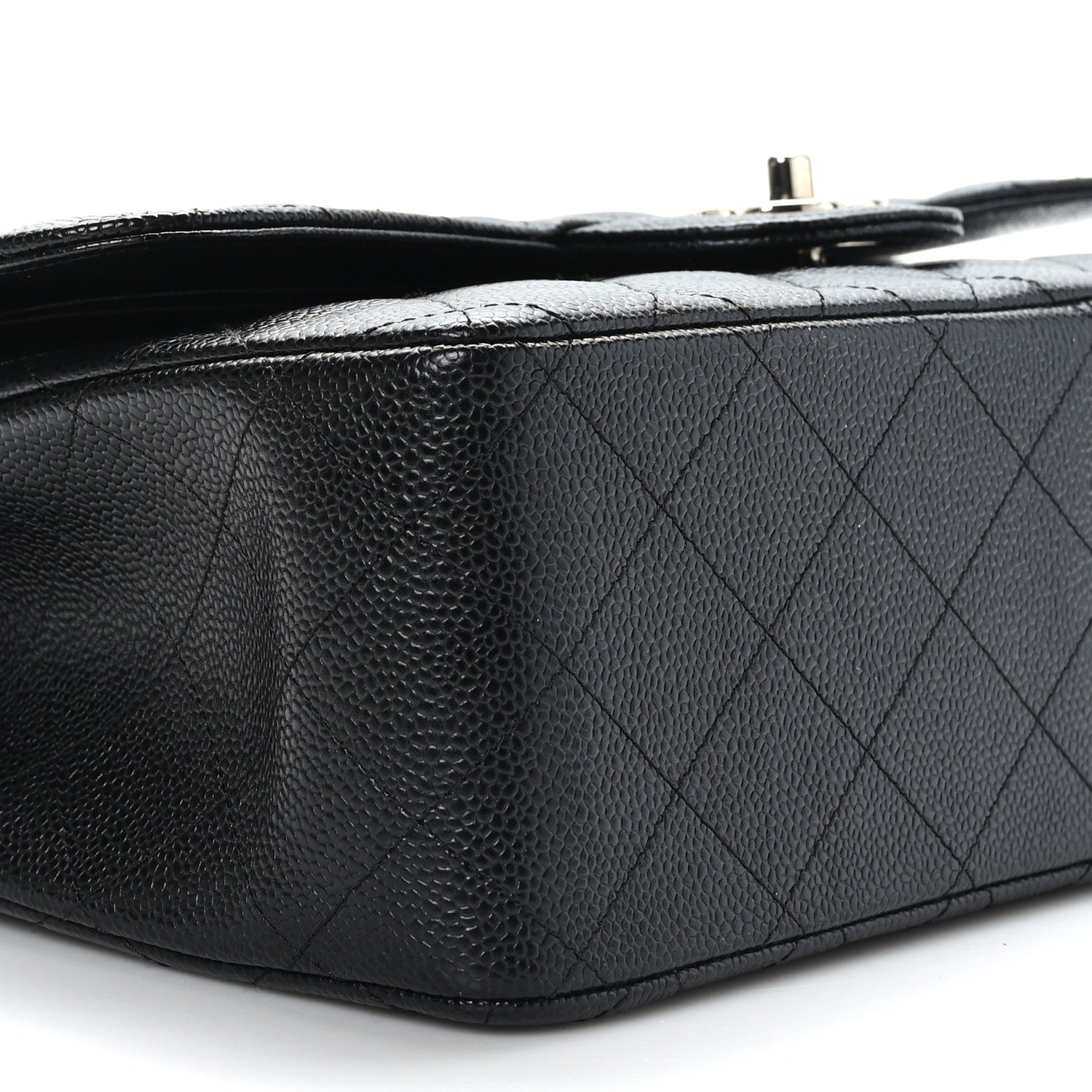 Chanel Caviar Quilted Jumbo Double Flap Black 8 of 9