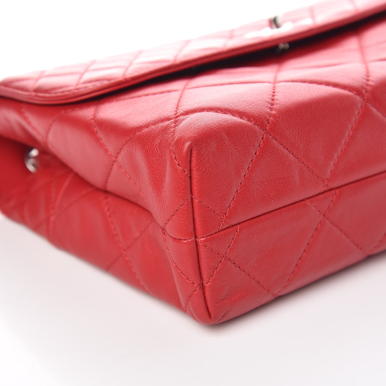 Chanel Calfskin Quilted In The Business Flap Red 8 of 10