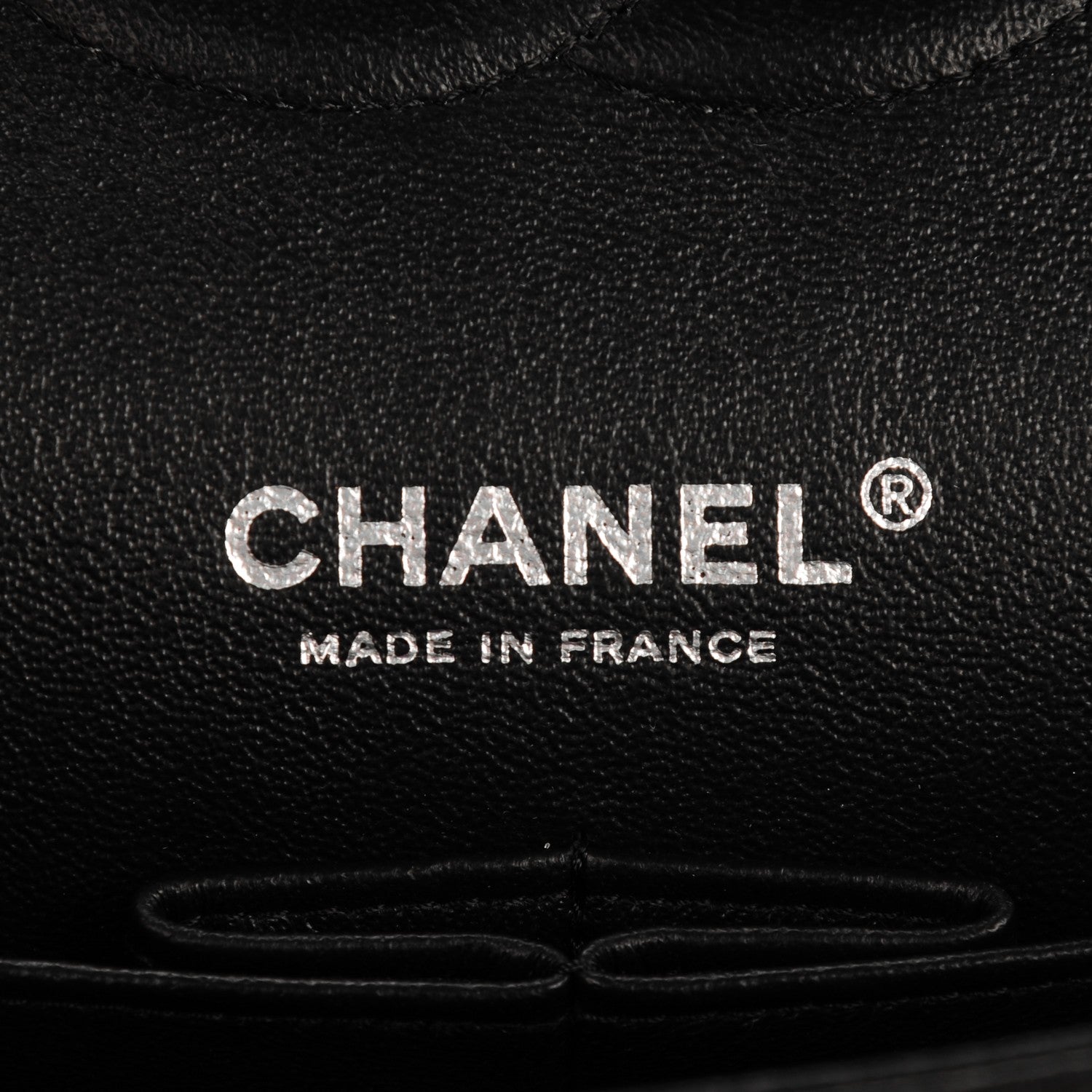 Chanel Lambskin Chevron Quilted Medium Double Flap So Black 7 of 8