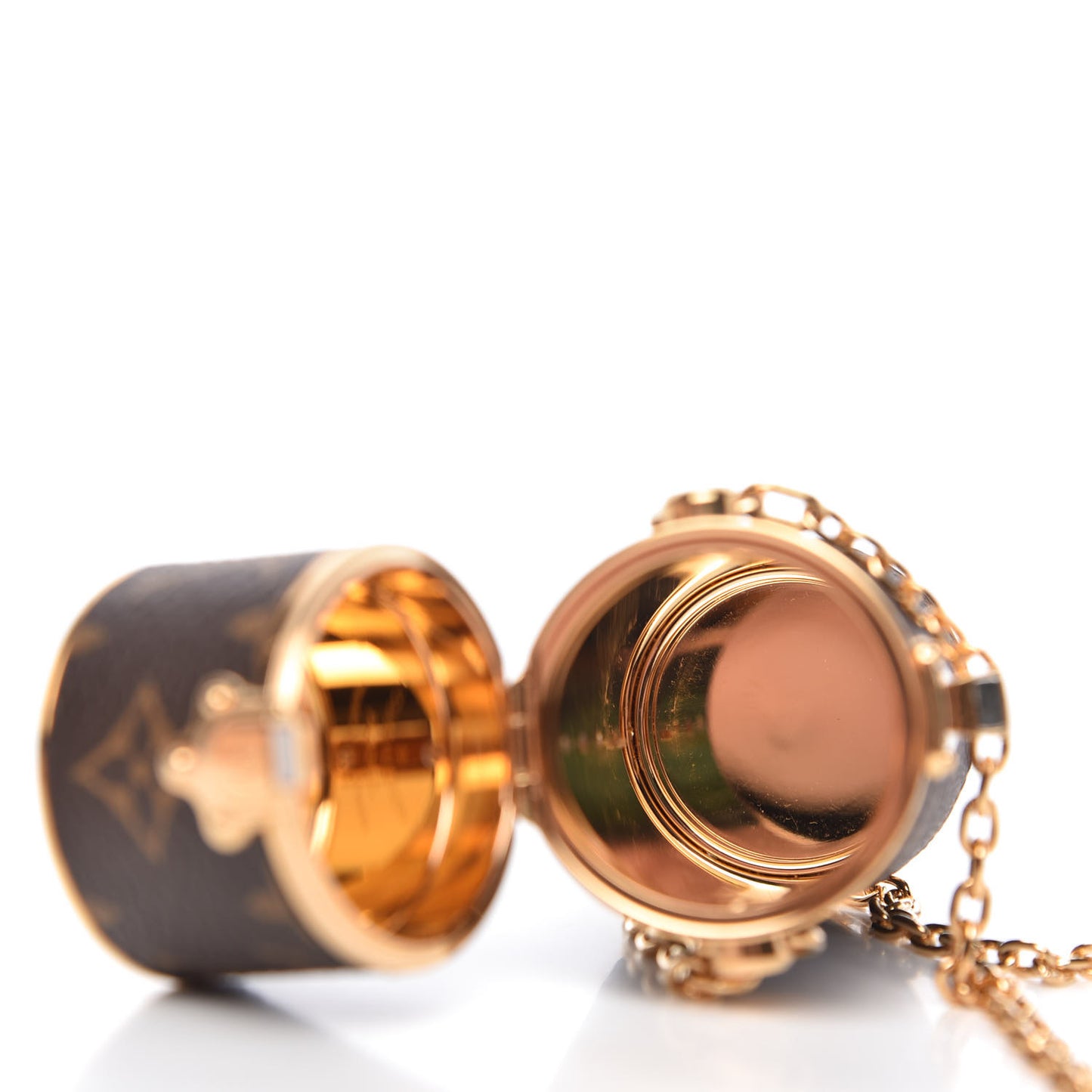 Monogram Chain Lipstick Case