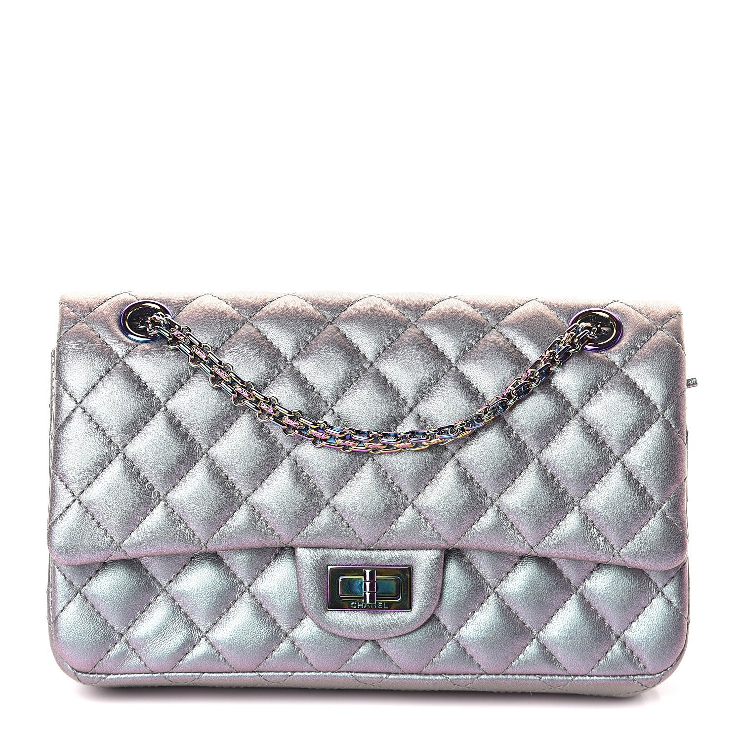 Chanel Iridescent Lambskin Quilted 2.55 Reissue 225 Flap Light Purple 1 of 8