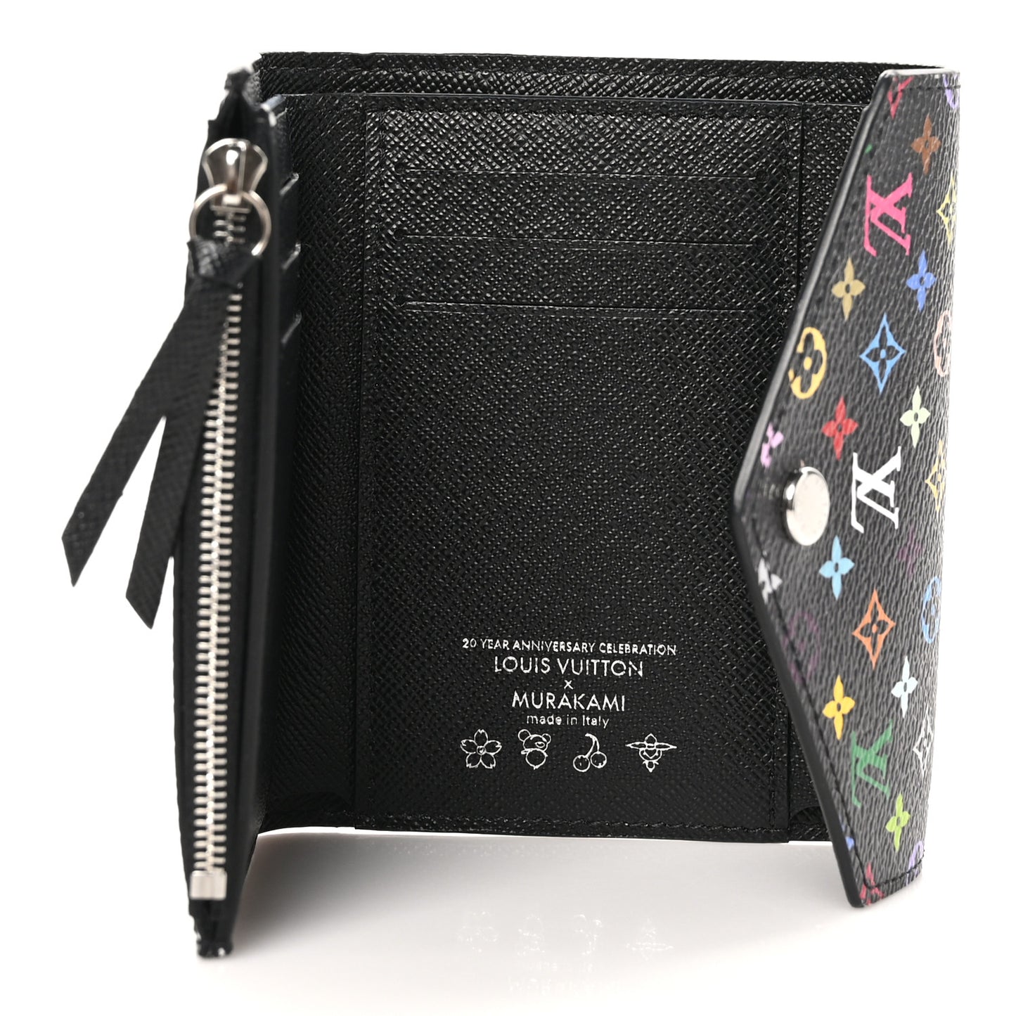 LV x TM Monogram Multicolor Victorine Wallet Black