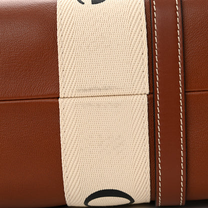 Chloe Calfskin Medium Woody Ribbon Tote Sepia Brown 12 of 13
