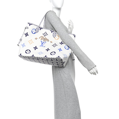 Louis Vuitton Monogram Canvas By The Pool Ibiza 2.0 Neverfull GM Blue 2 of 10