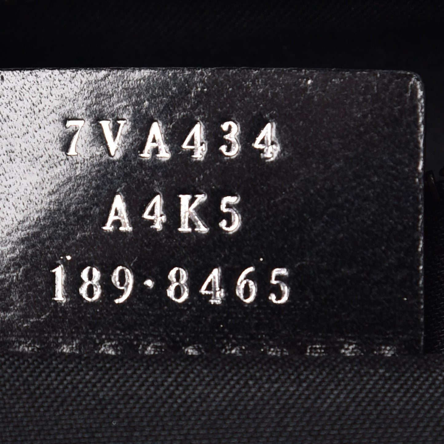 Vitello Century FF 1974 Embossed Belt Bag Black