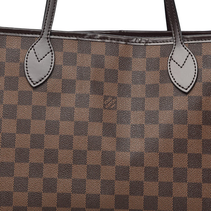 Louis Vuitton Damier Ebene Neo Neverfull MM Rose Ballerine 11 of 11