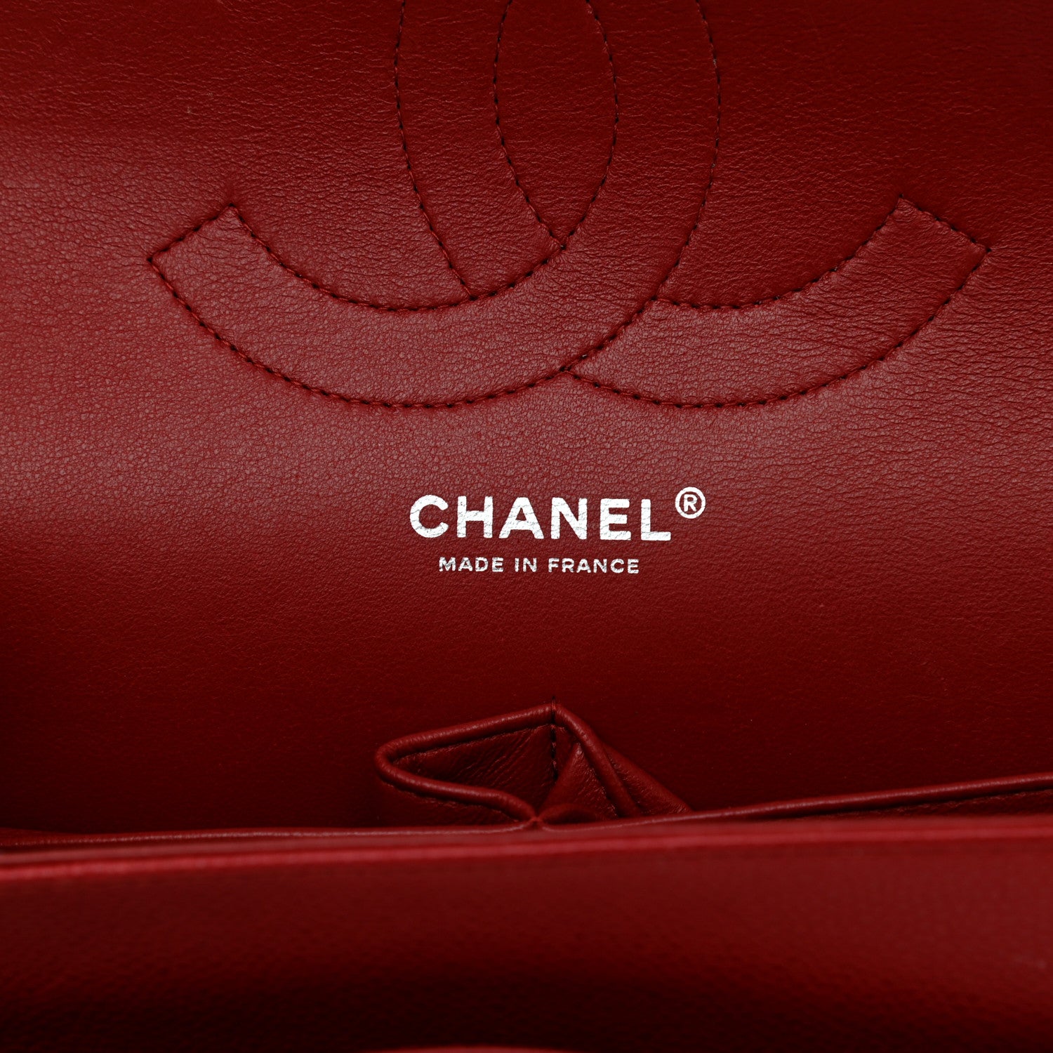Chanel Caviar Quilted Jumbo Double Flap Red 6 of 11