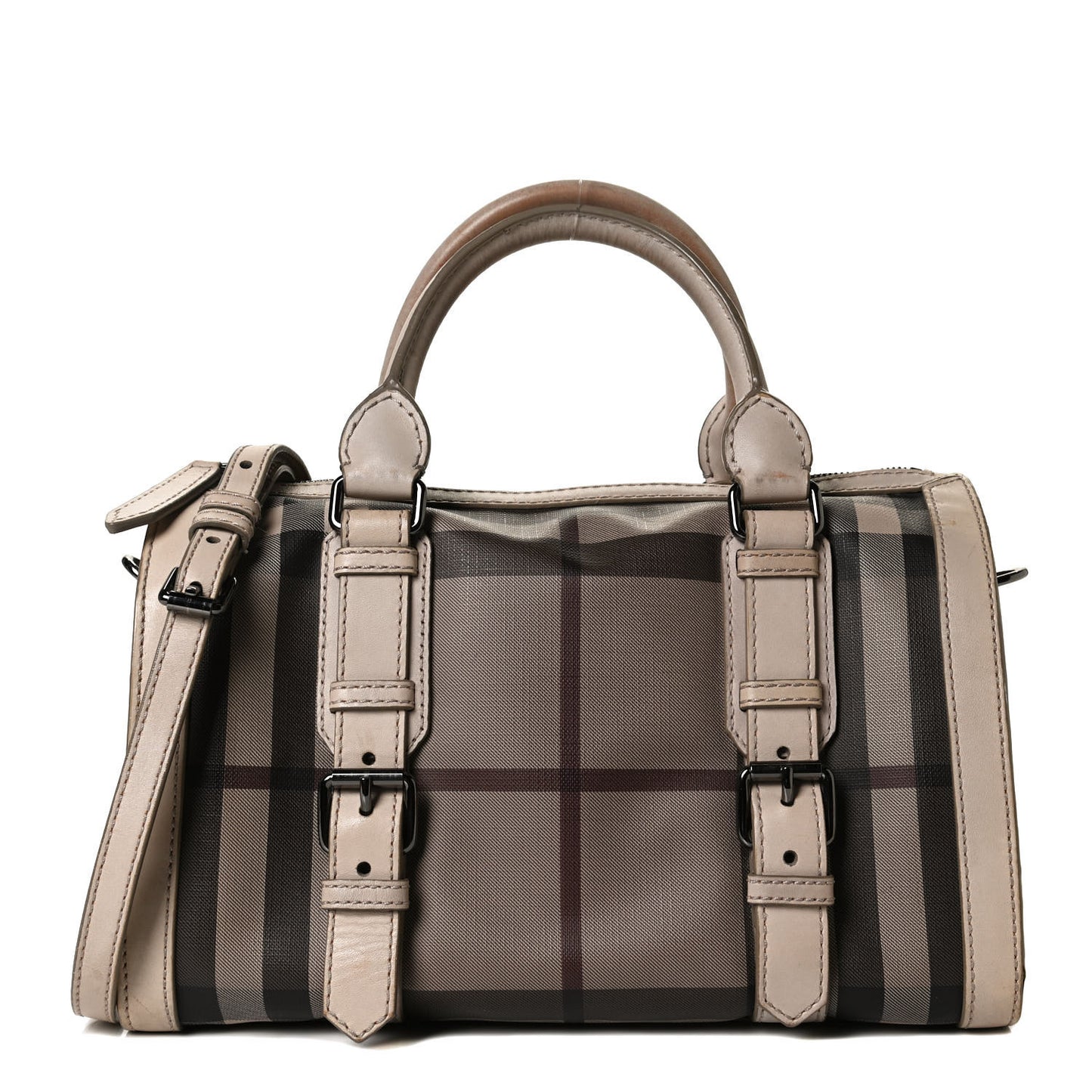 Smoked Check Small Chester Bowling Bag Trench