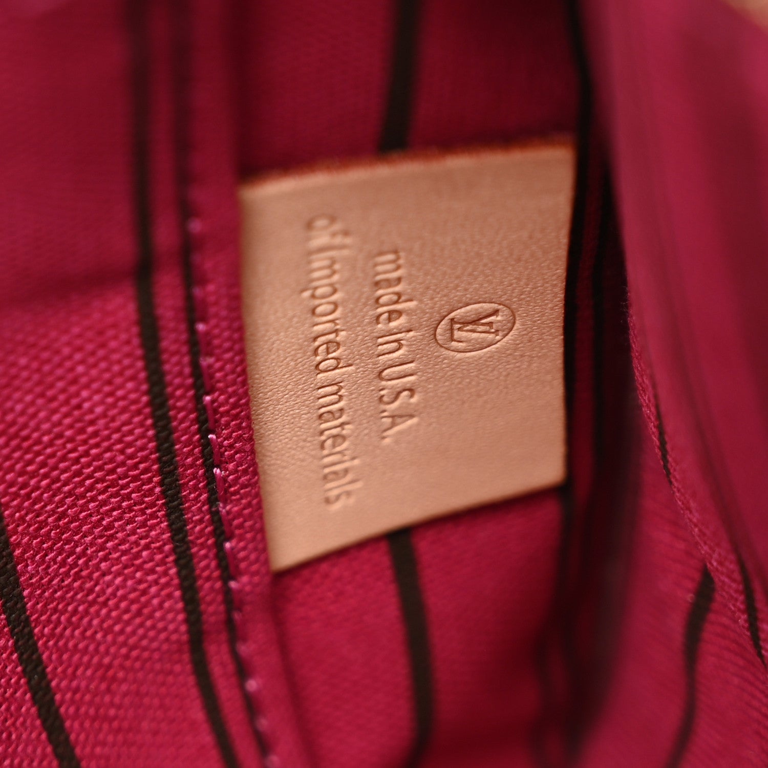 Louis Vuitton Monogram Neverfull MM GM Pochette Pivoine 6 of 6