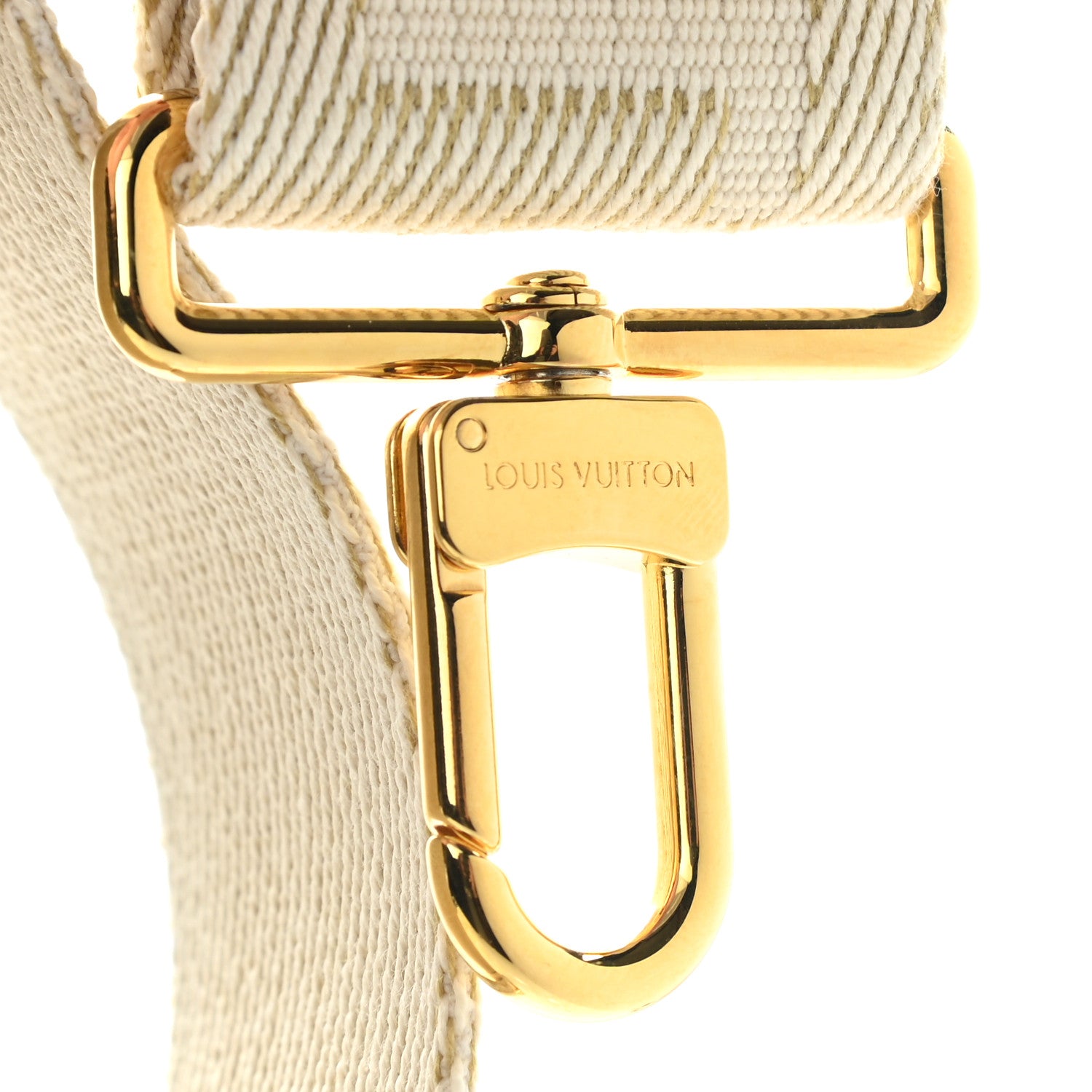 Louis Vuitton Monogram Utility Crossbody Bandouliere Shoulder Strap Beige 4 of 4