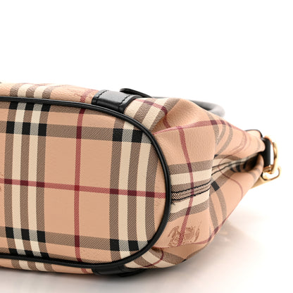 Burberry Haymarket Check Small Northfield Tote Chocolate 9 of 9
