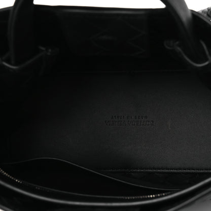 Bottega Veneta Nappa Intrecciato Mini Andiamo Shoulder Bag Black Black 5 of 12