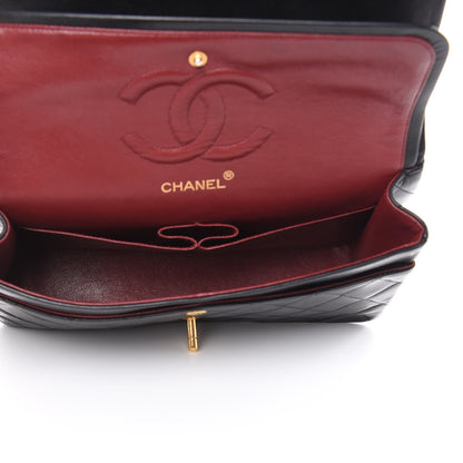 Chanel Lambskin Quilted Medium Double Flap Black 5 of 16