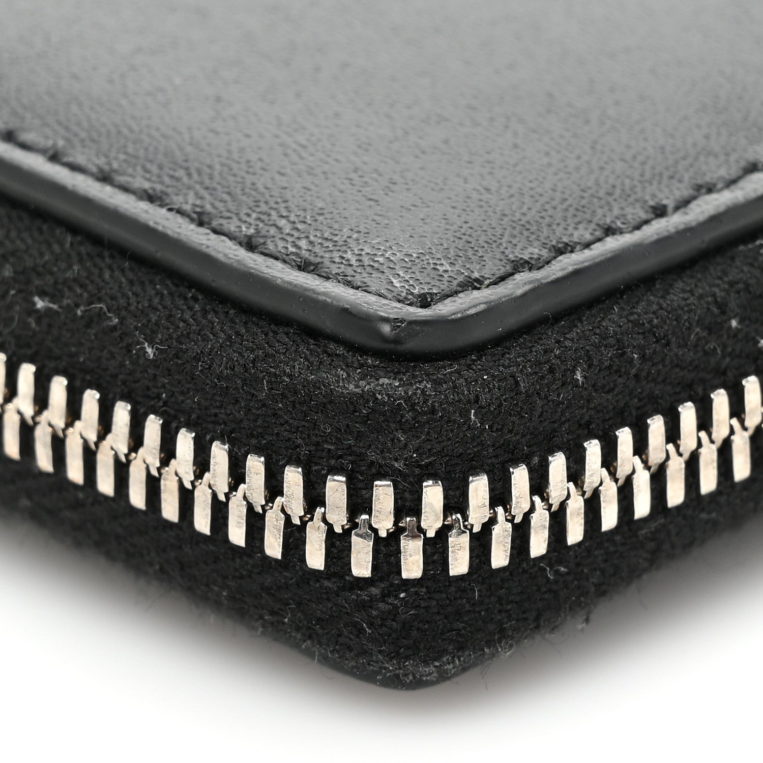 Bottega Veneta Nappa Maxi Intrecciato Zip Around Wallet Black 10 of 11