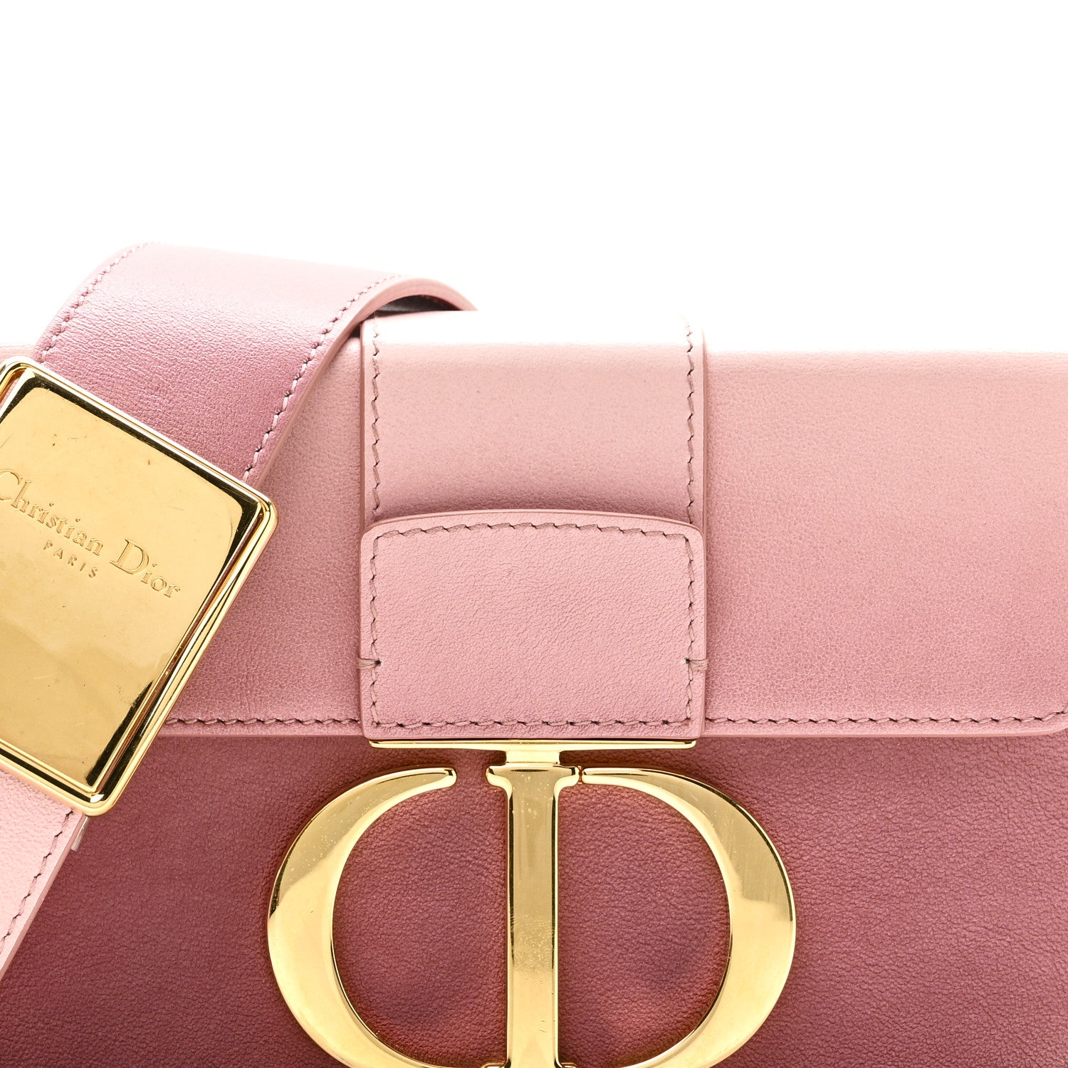 Christian Dior Gradient Smooth Calfskin Gradient 30 Montaigne Box Bag Rose Multicolor 7 of 9
