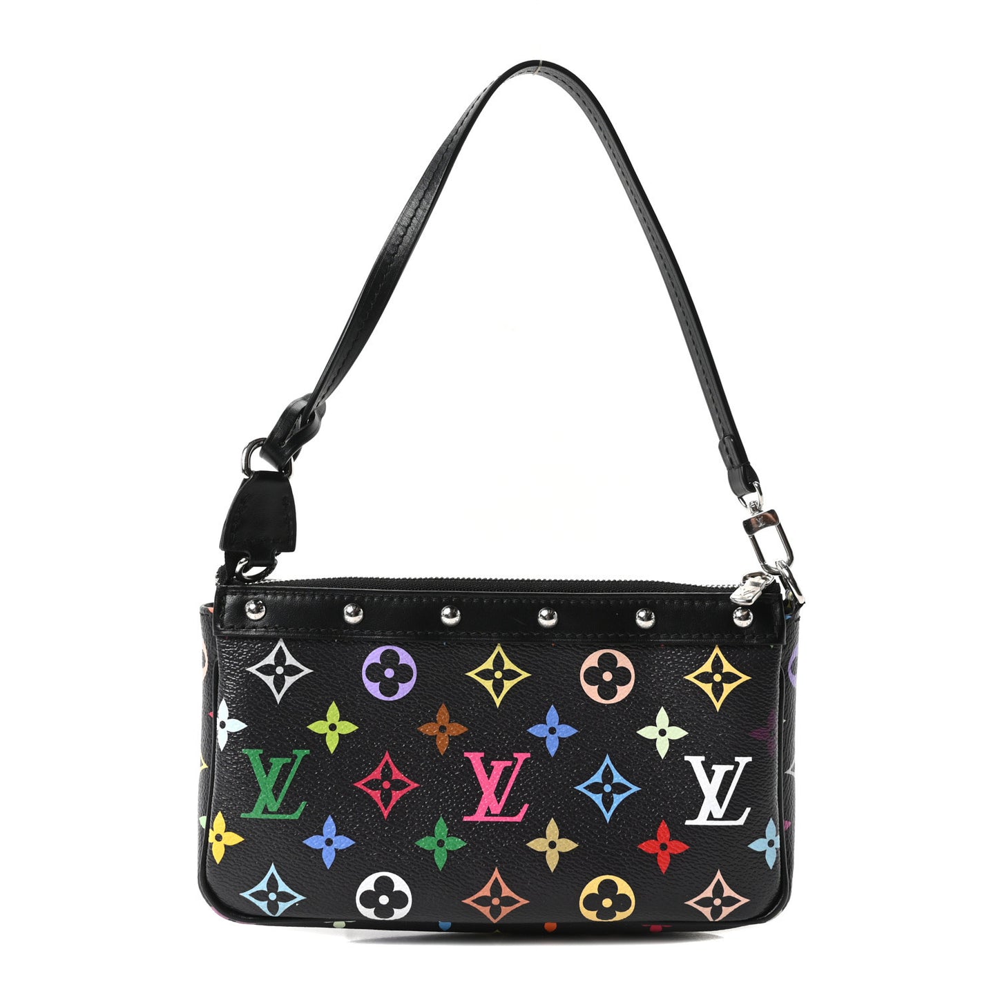 LV X TM Monogram Multicolor Pochette Accessories Black