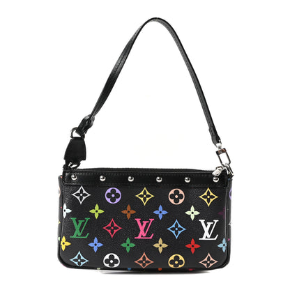 Louis Vuitton LV X TM Monogram Multicolor Pochette Accessories Black 1 of 9