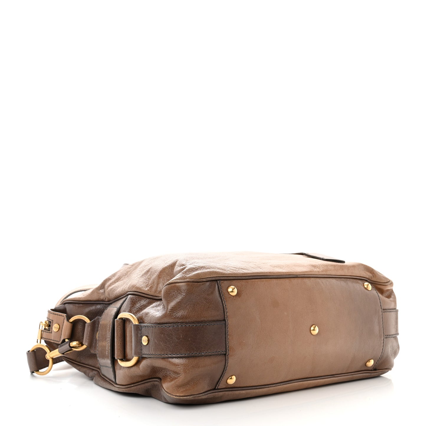 Glazed Goatskin Muse Messenger Brown