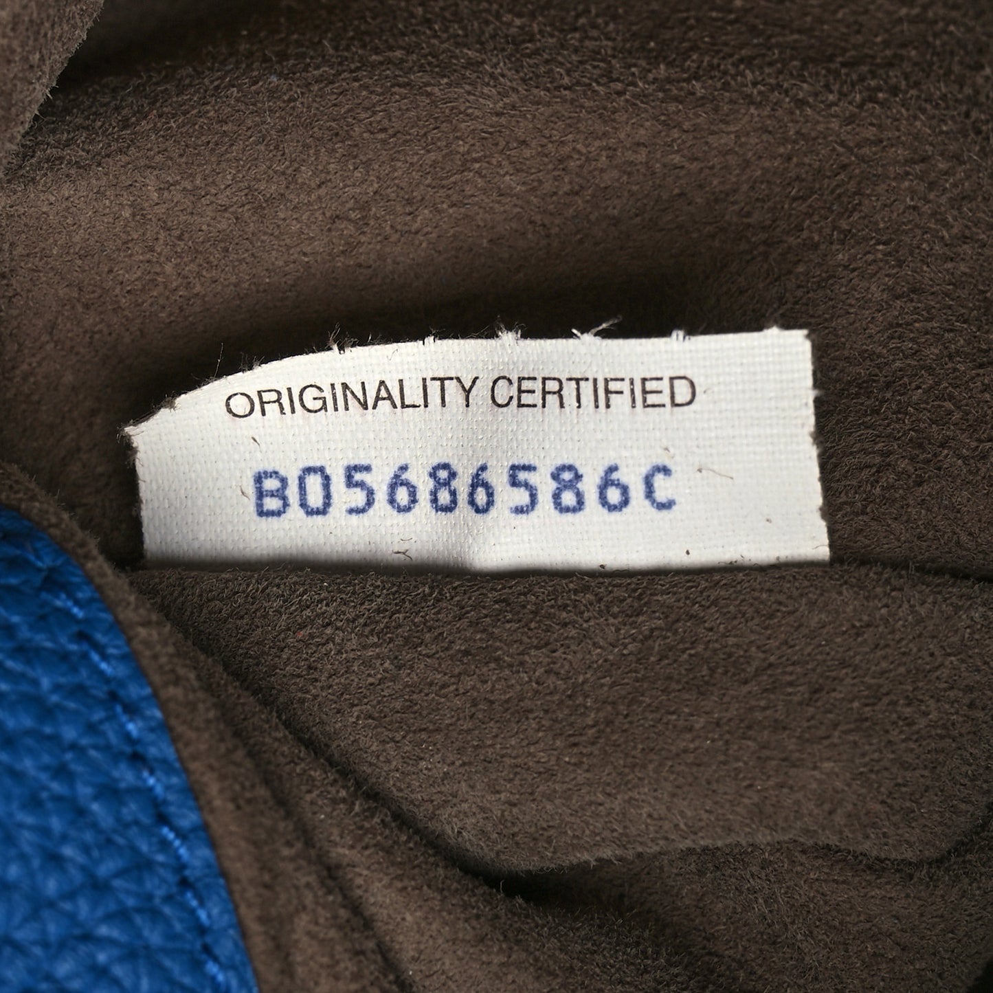 Cervo Deerskin Large Hobo Signal Blue