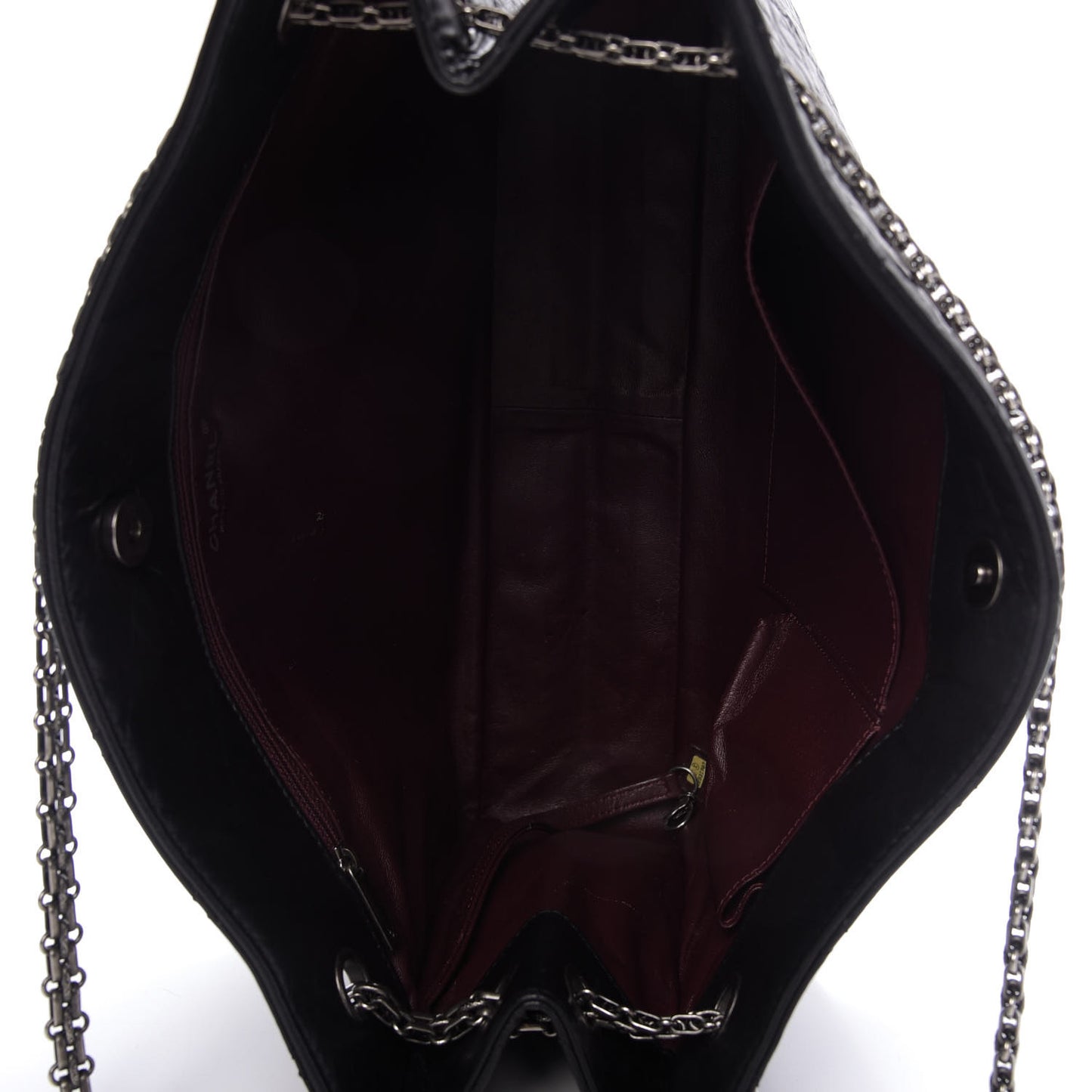 Aged Calfskin Quilted Reissue 2.55 Tote Black