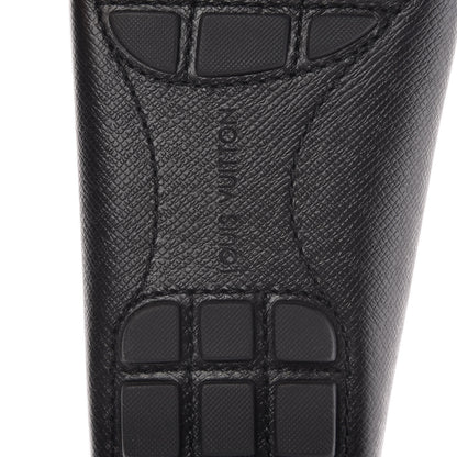 Louis Vuitton Taiga Monte Carlo Moccasin Loafers 8 Black 6 of 8