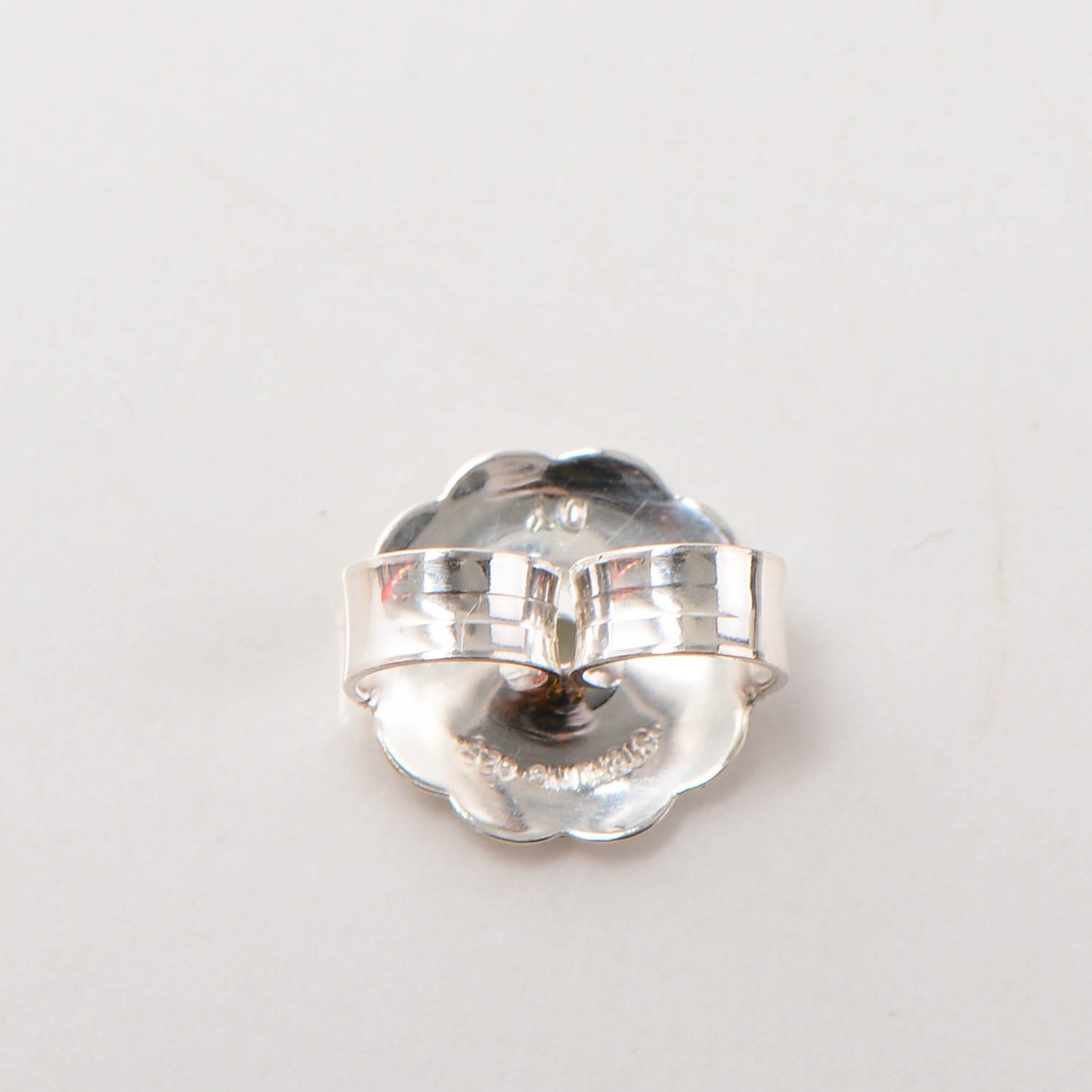Sterling Silver Diamond Black Orchid 7mm Albion Earrings