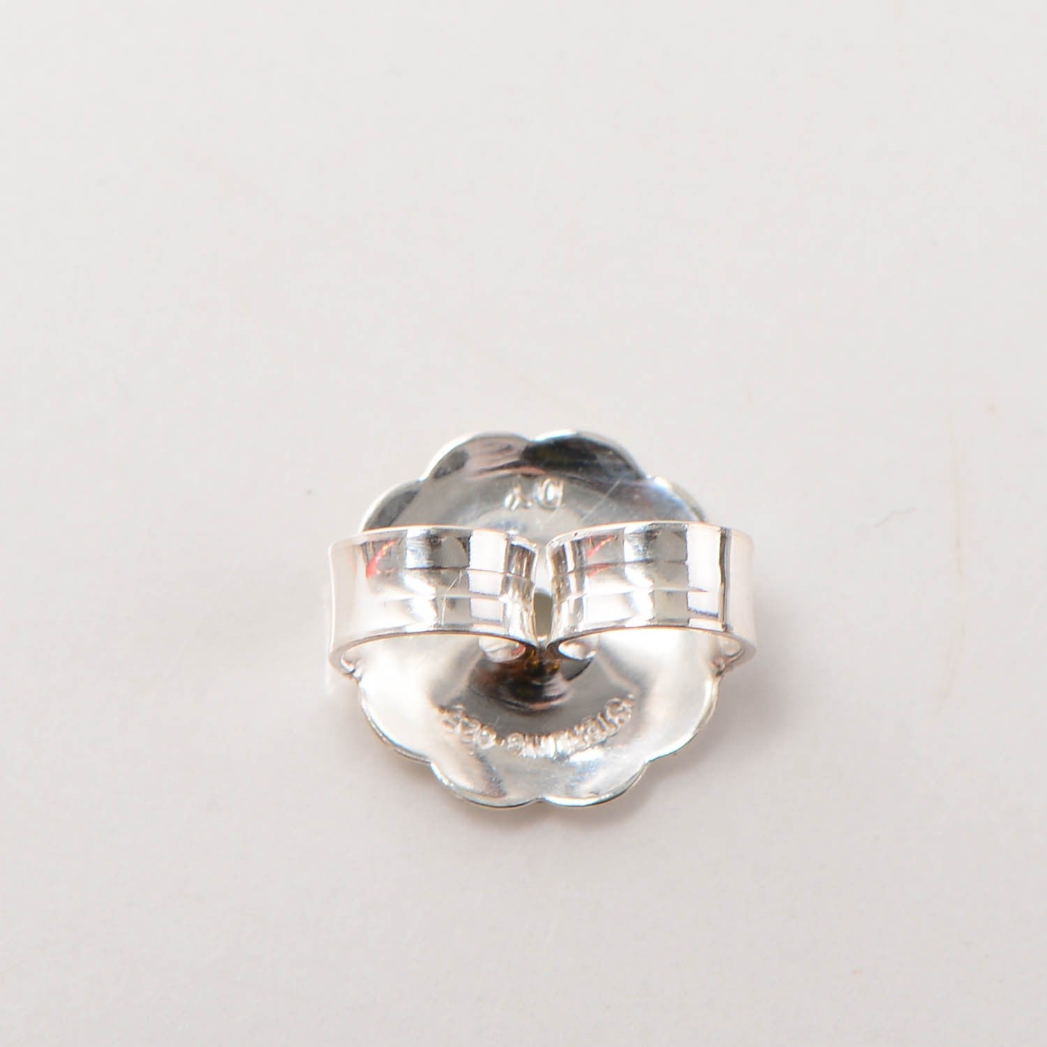 David Yurman Sterling Silver Diamond Black Orchid 7mm Albion Earrings 5 of 6