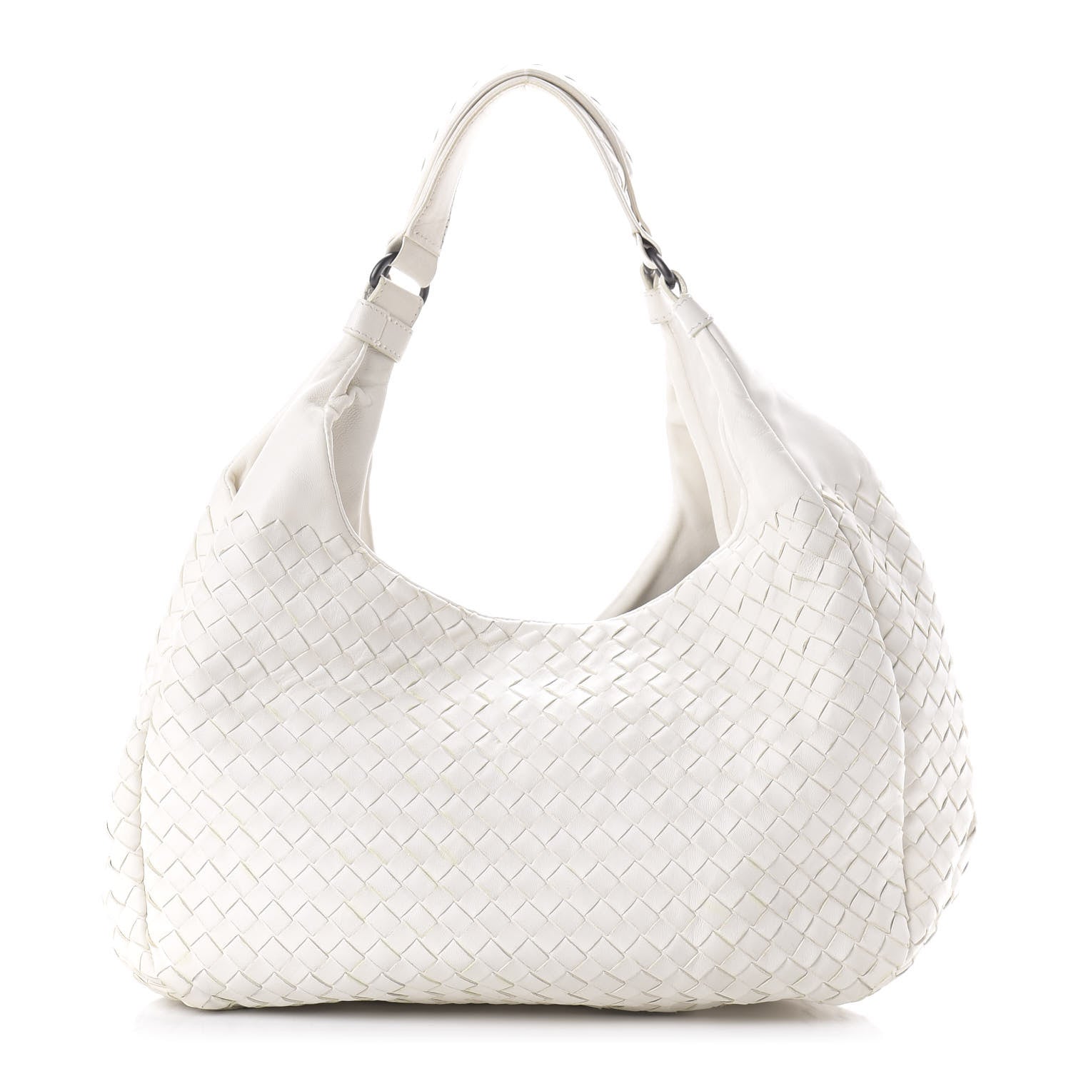 Bottega Veneta Nappa Intrecciato Medium Campana Hobo White 1 of 9