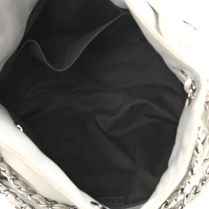 Chanel Lambskin Large Sharpei Shoulder Bag Grey 5 of 15