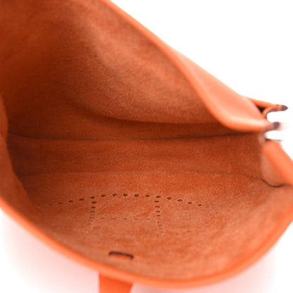 Hermes Taurillon Clemence Evelyne III PM Orange 5 of 10