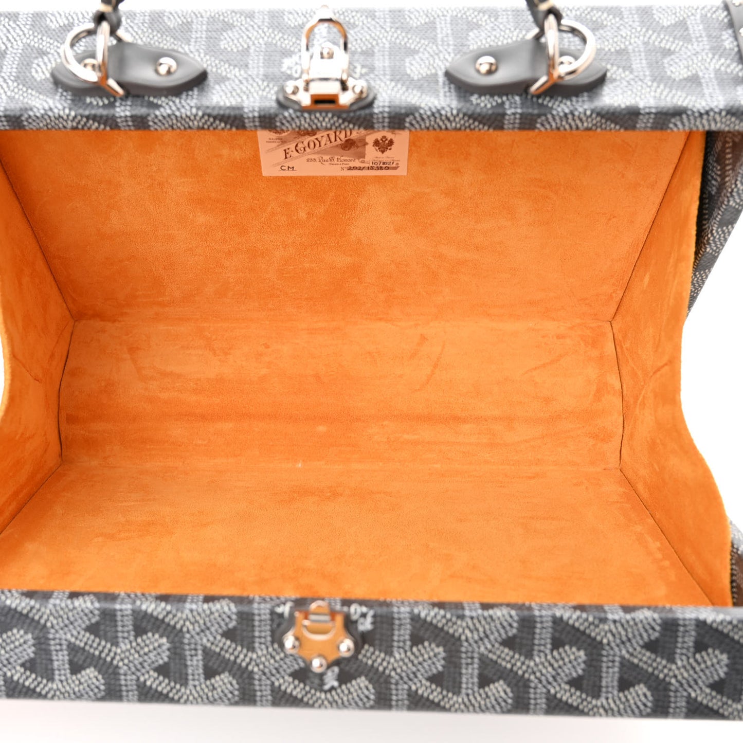 Goyardine Grand Hotel Trunk Bag Grey