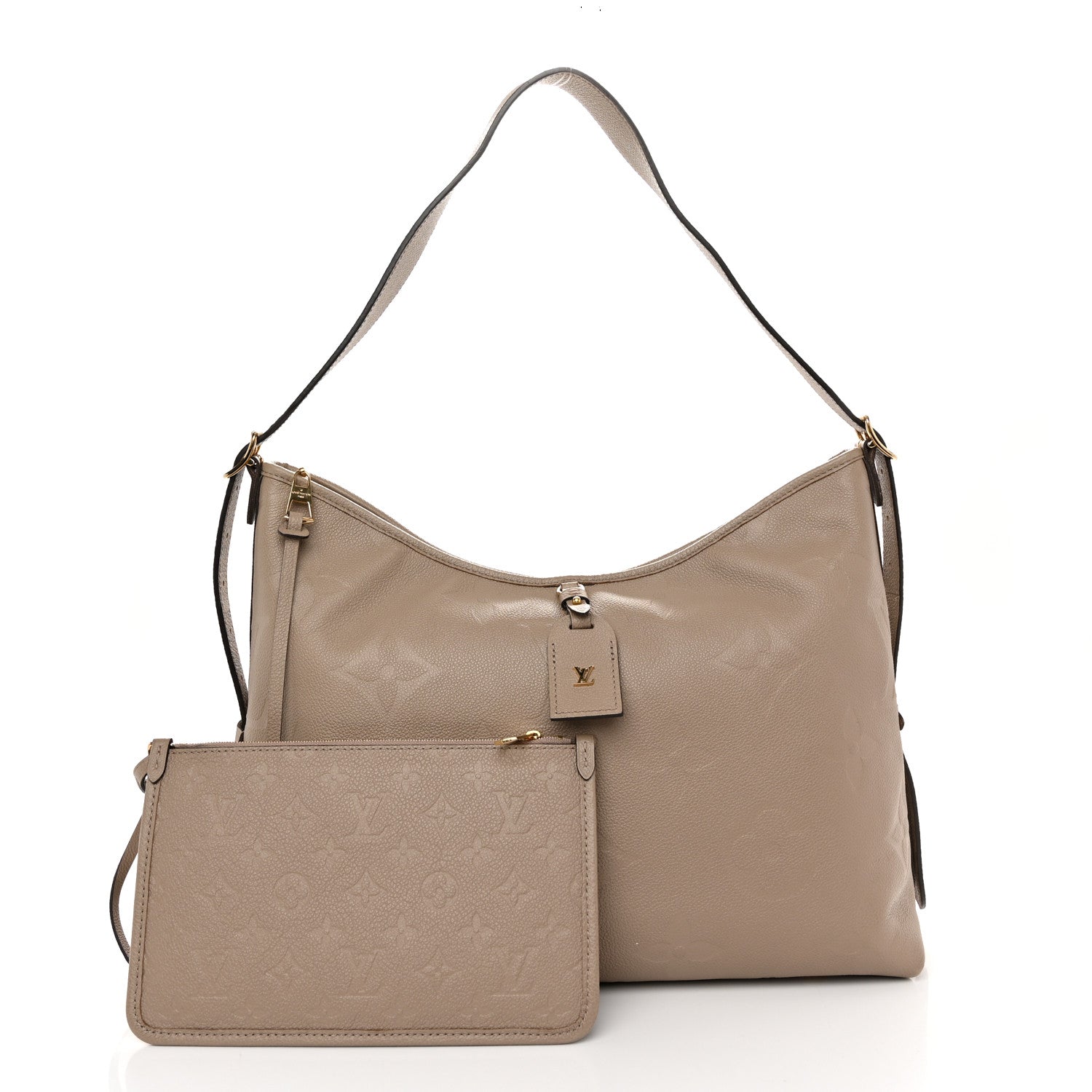 Louis Vuitton Empreinte Monogram Giant Carryall MM Tourterelle 3 of 10