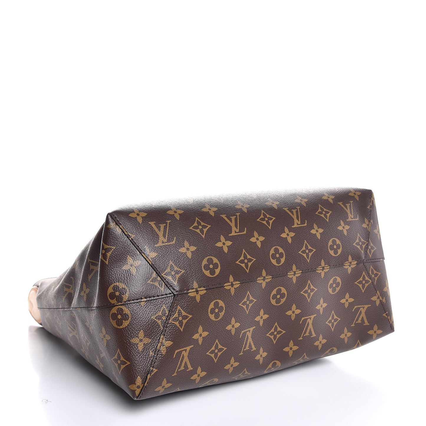 Monogram Flower Hobo Beige