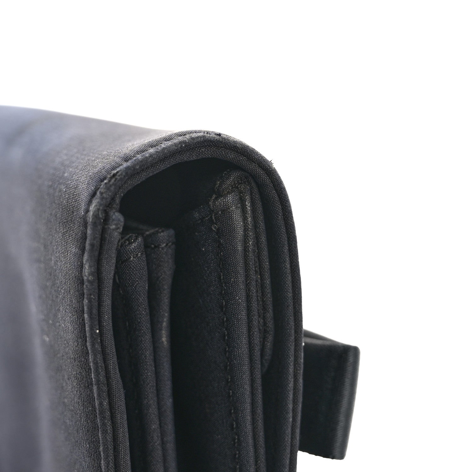 Chanel Satin Ribbon Bow Clutch Black 14 of 20