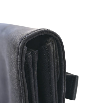 Chanel Satin Ribbon Bow Clutch Black 14 of 20