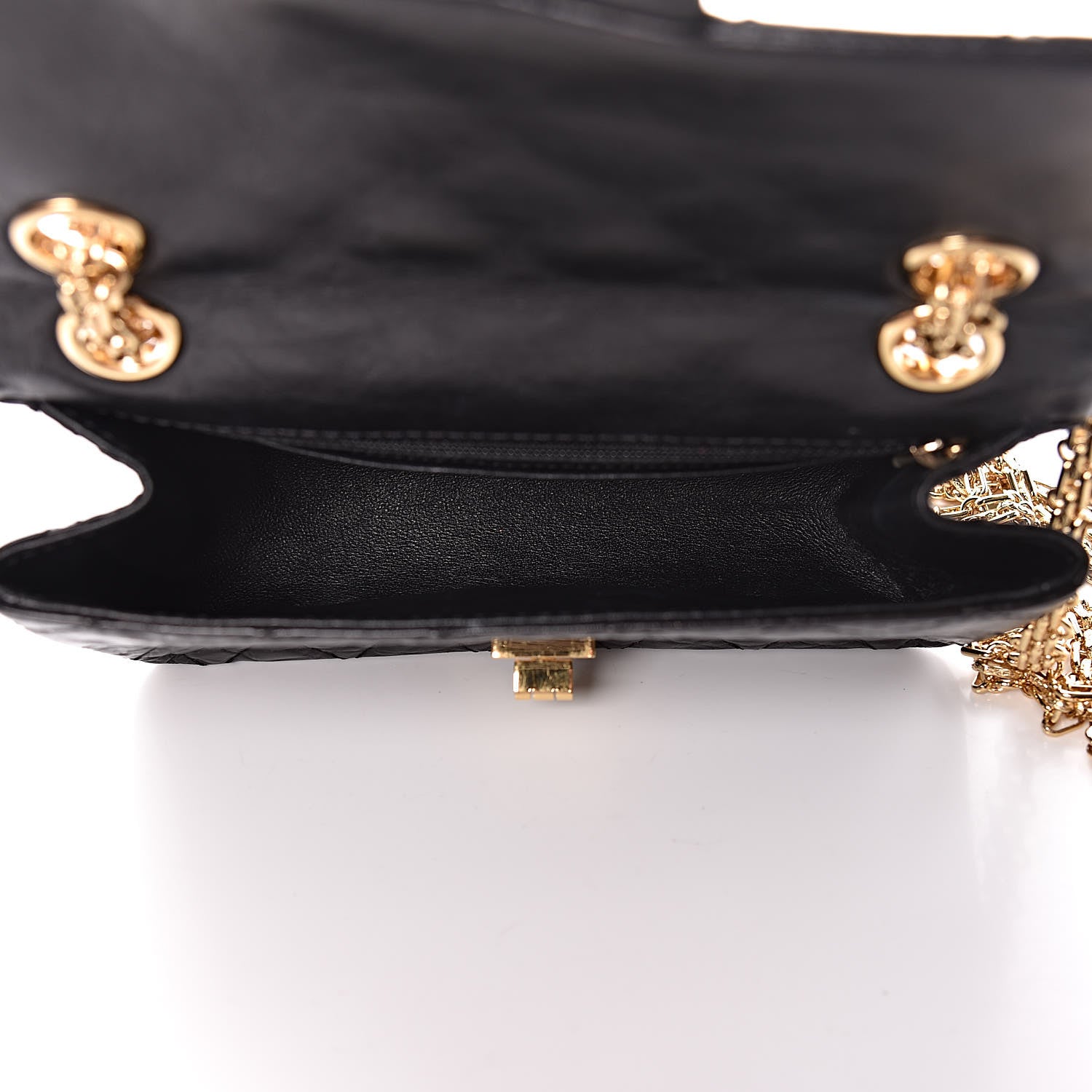 Chanel Aged Calfskin Quilted 2.55 Reissue Mini Flap Black 8 of 14