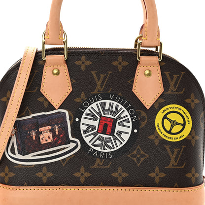 Louis Vuitton Monogram World Tour Alma BB 7 of 10