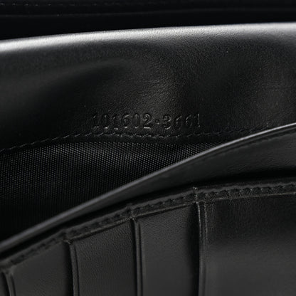 Gucci Monogram Horsebit Continental Wallet  Black 7 of 8