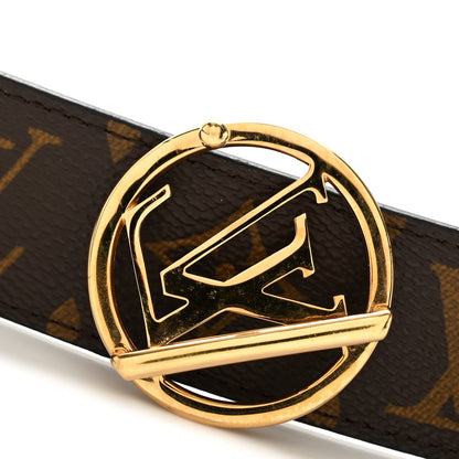 Louis Vuitton Monogram Epi 35mm LV Circle Reversible Belt 90 36 Black 8 of 11