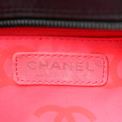 Chanel Calfskin Quilted Large Cambon Bowler Black White 6 of 10