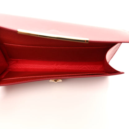 Salvatore Ferragamo Hammered Calfskin Mini Gancini Icona Bag Lipstick 5 of 10