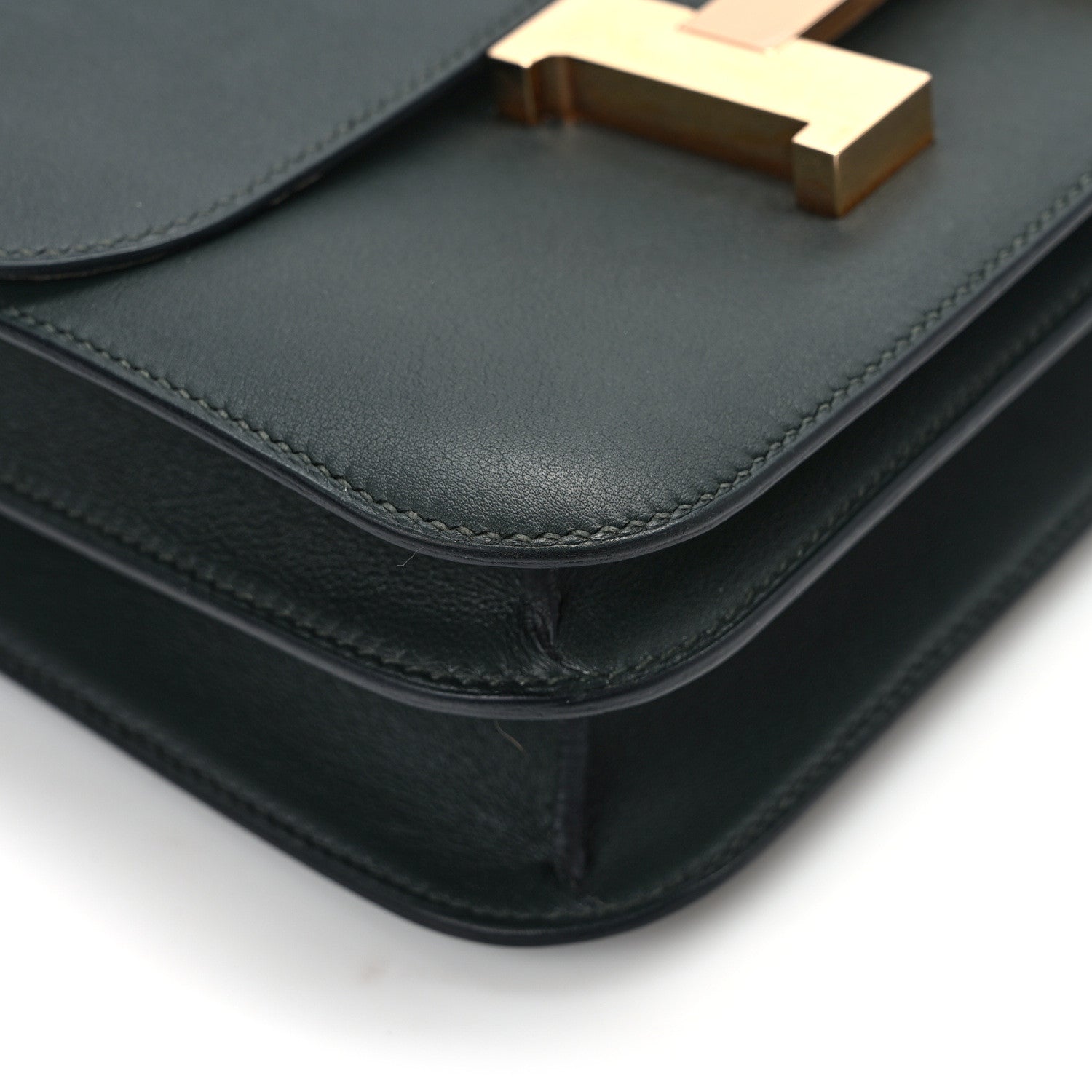 Hermes Swift Horseshoe Constance 24 Vert Anglais Gris Perle 20 of 23