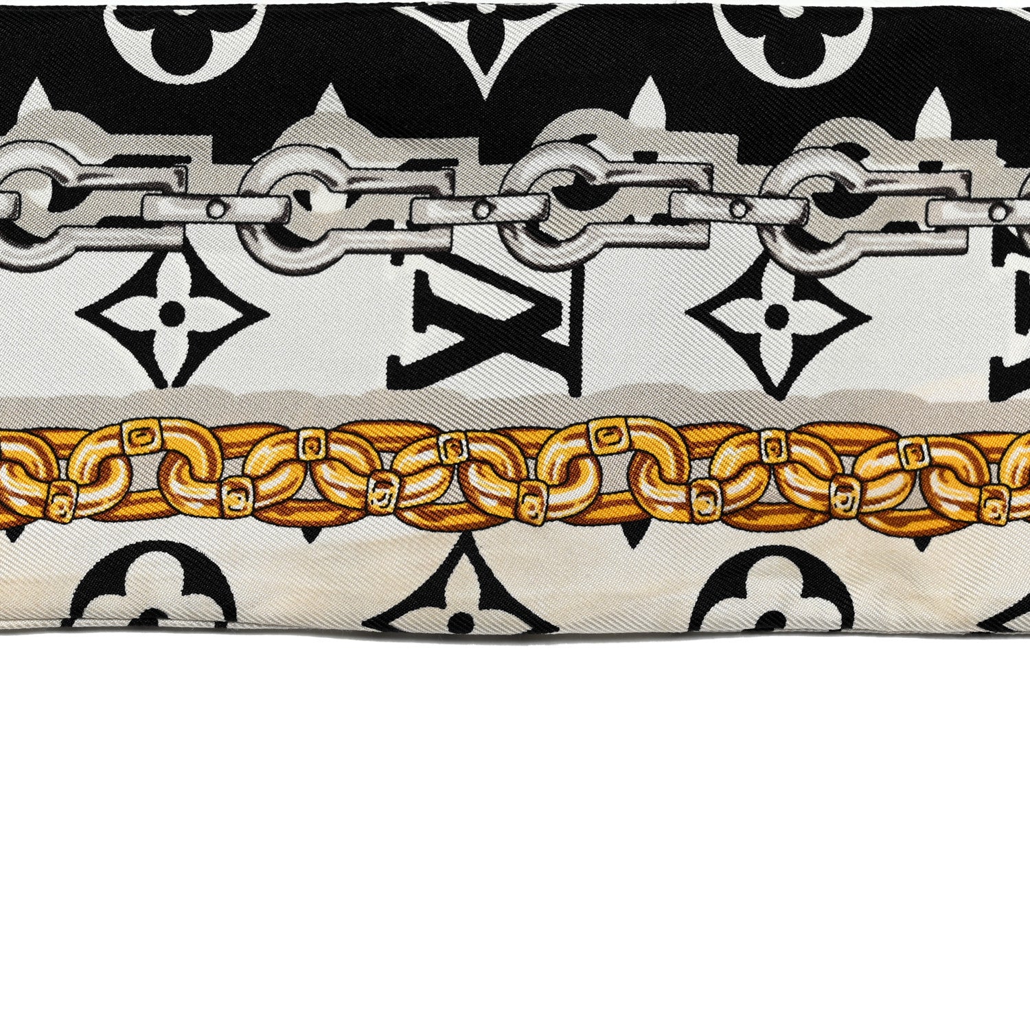 Louis Vuitton Silk Monogram Confidential Bandeau Black 4 of 4