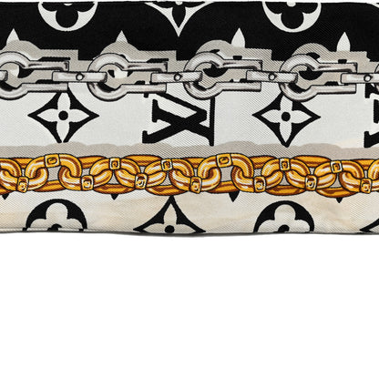 Louis Vuitton Silk Monogram Confidential Bandeau Black 4 of 4
